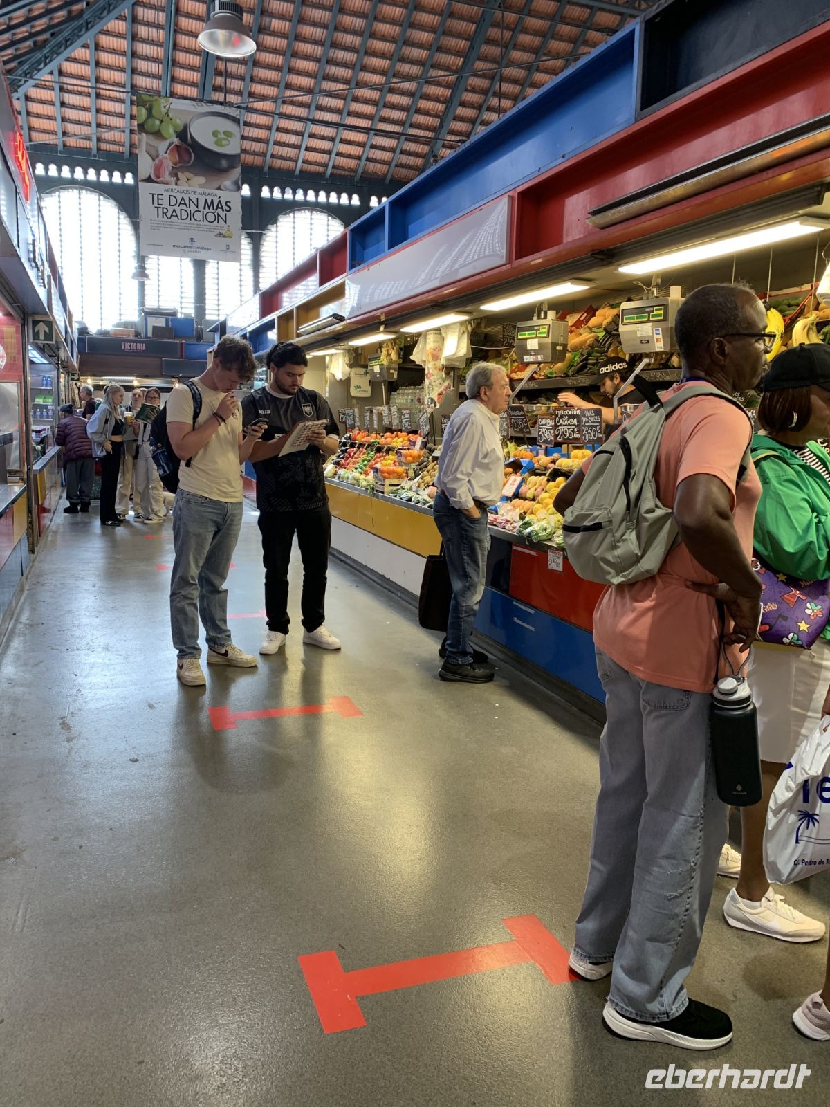 In der Markthalle von Malaga