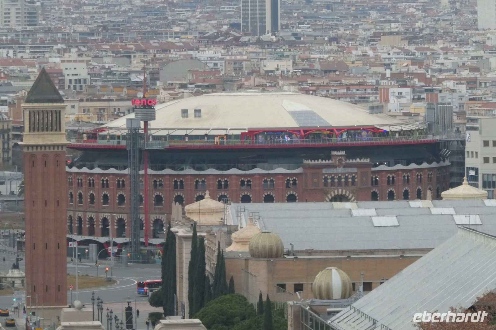 Blick auf ehemalige Stierkampfarena