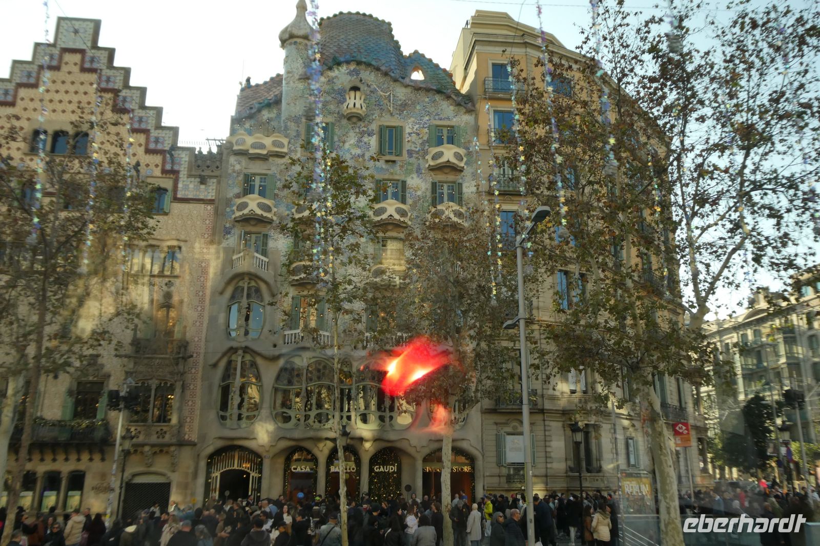entlang des Passeig de Gracia