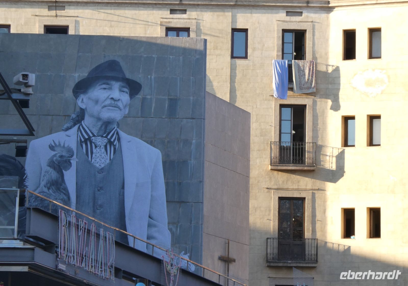 am Beginn der Ramblas