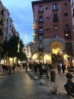 Erste Weihnachtsbeleuchtung