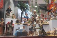 Geschäft mit Grippenfiguren in Madrid