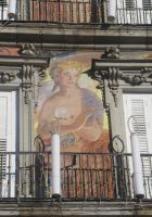 Casa Panaderia an der Plaza Mayor, Fresken an der Fassade, Madrid