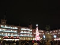 Plaza Mayor, Weihnachtsmarkt, Madrid