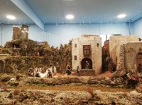 Plaza Mayor, Weihnachtsmarkt, Künstlerische Gestaltung des  Christi Geburtsort, Madrid