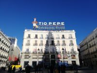 Tio Pepe an der Puerta del Sol, Madrid