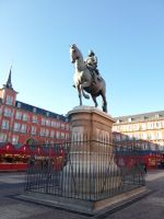 Statue der Königs Felipe III. 