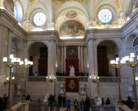 Eingangstreppe Palacio Real, Madrid