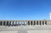 Der Innenhof von Palacio Real, Madrid 