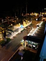 Abendlicher Blick auf Strandstraße