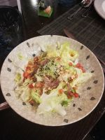 Teil vom Silvester Menü - erst gesunder Salat - Restaurant Los Galayos