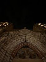 Santa Maria del Mar in Barcelona bei Nacht