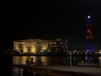 Puerto de Barcelona bei Nacht