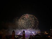 Feuerwerk zu Silvester, Barcelona