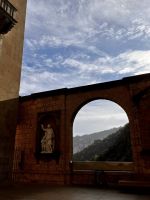 Aussicht vom Kloster in Montserrat