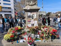 Barcelona. Gedenken an Nawalny