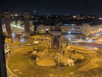 Barcelona. Blick auf die Plaza Espanya