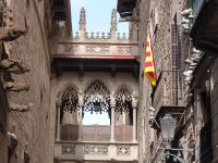 Barcelona. An der Kathedrale