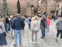 Barcelona. An der Kathedrale