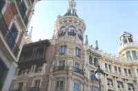 an der Placa de Canalejas in Madrid - Dichterviertel