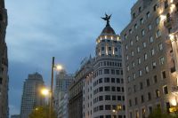 Gran Via am Abend