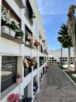 typischer spanischer Friedhof in Es Migjorn Gran