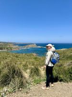 Ausblick auf die zurück gelegte Wanderstrecke