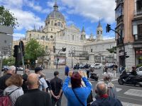 Spanien, Madrid, Eberhardt Gruppe auf Stadtrundgang