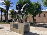 Spanien, Almagro, Diego de Almagro-Statue