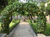 Spanien, Almagro, Garten im Parador-Hotel