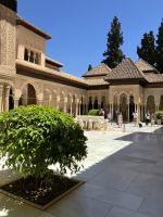 Spanien, Granada, Nasridenpaläste, Löwenhof