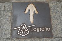 hier geht der Pilgerpfad nach Santiago entlang