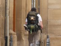 ein Jakobspilger auf dem Weg .....