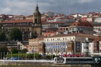 Kabine der Schwebefähre von  Bilbao