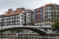 alte Brücke in Bilbao