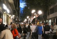 in Bilbao ist am Samstag Abend etwas los