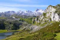 Blick zu den Picos de Europe