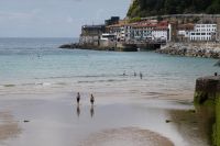in der Bucht von San Sebastian