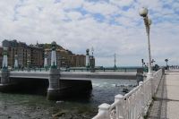 Jugendstilbrücke in San Sebastian