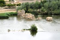 zerstörte Römerbrücke in Zamora