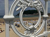 Spanien, San Sebastian, Blick auf den Monte Urgull