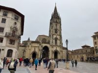 Spanien, Oviedo, Kathedrale & Plaza de Alfonso II., dem Keuchen