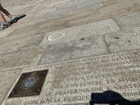 Spanien, O km Punkt in Santiago de Compostela