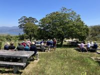 Spanien, Picknick am Santa Trega -Berg