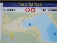 Strand von Cala sa nau