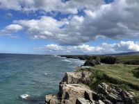 Spanien, Ribadeo, Kathedralenstrand