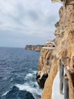 Blick aus der Höhle von Xoroi/Menorca/Balearen
