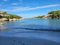 Bucht der Cala Blanca/Menorca/Balearen