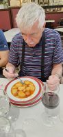 Logrono, Cafe Moderno, Kartoffelsuppe