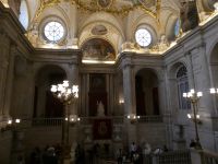 Empfang im Königspalast von Madrid